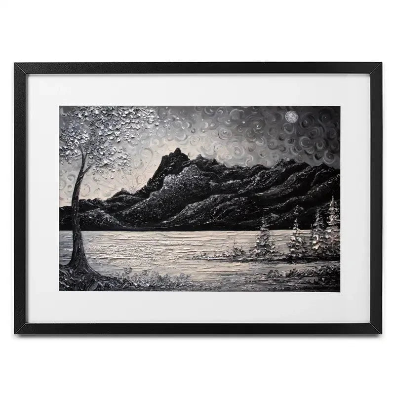 Frosty Dreams Framed Art Print Frosty Dreams Framed Art Print wall art product Nada Khatib