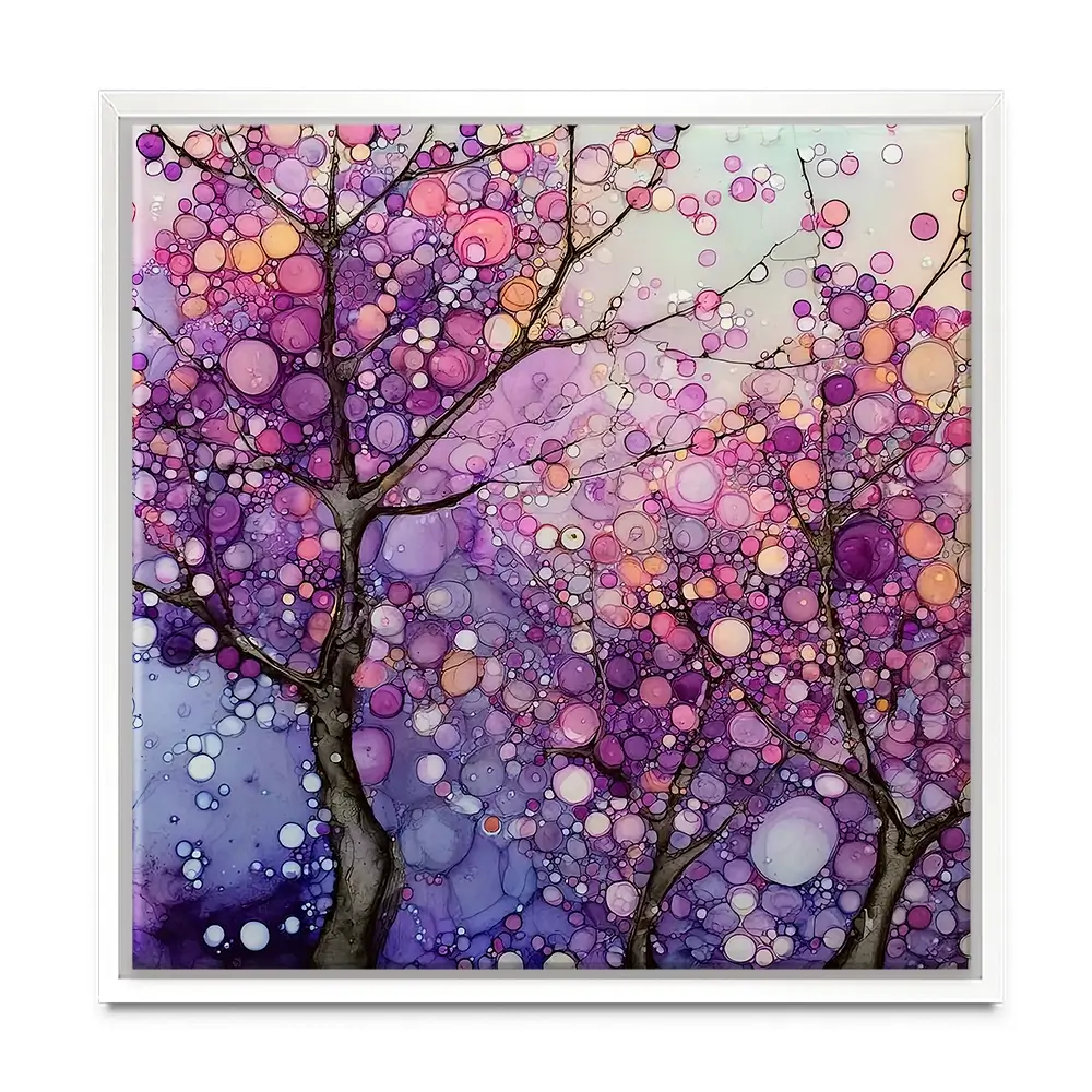Fuchia Bloom Square Canvas Print Fuchia Bloom Square Canvas Print wall art product David Alexander Elder