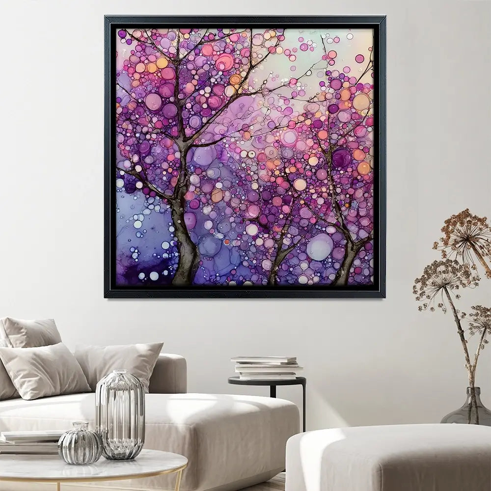 Fuchia Bloom Square Canvas Print Fuchia Bloom Square Canvas Print wall art product David Alexander Elder