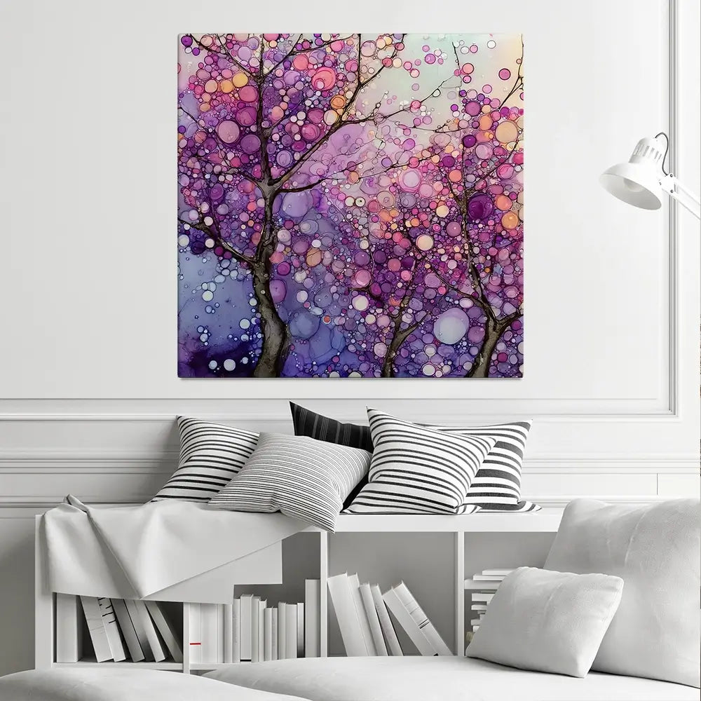 Fuchia Bloom Square Canvas Print Fuchia Bloom Square Canvas Print wall art product David Alexander Elder
