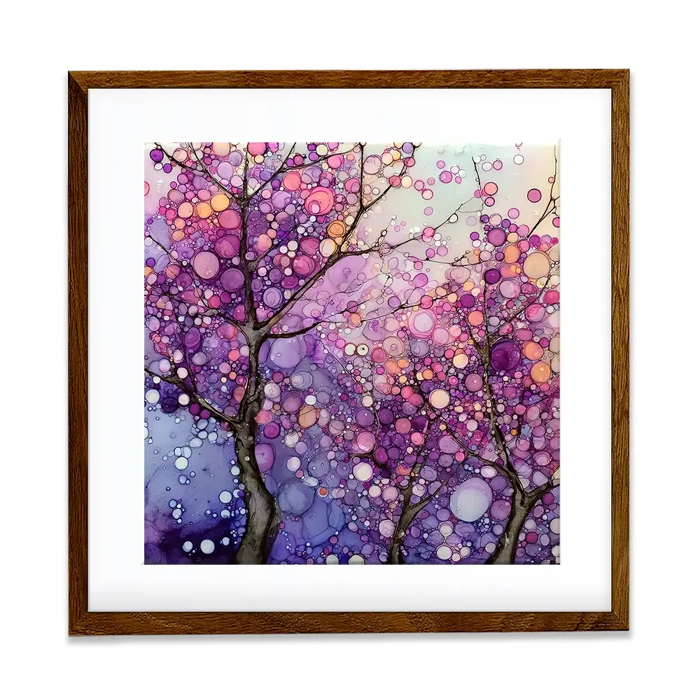 Fuchia Bloom Square Framed Art Print Fuchia Bloom Square Framed Art Print wall art product David Alexander Elder