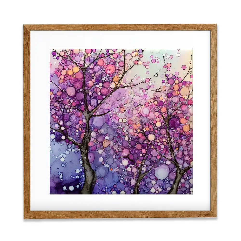 Fuchia Bloom Square Framed Art Print Fuchia Bloom Square Framed Art Print wall art product David Alexander Elder