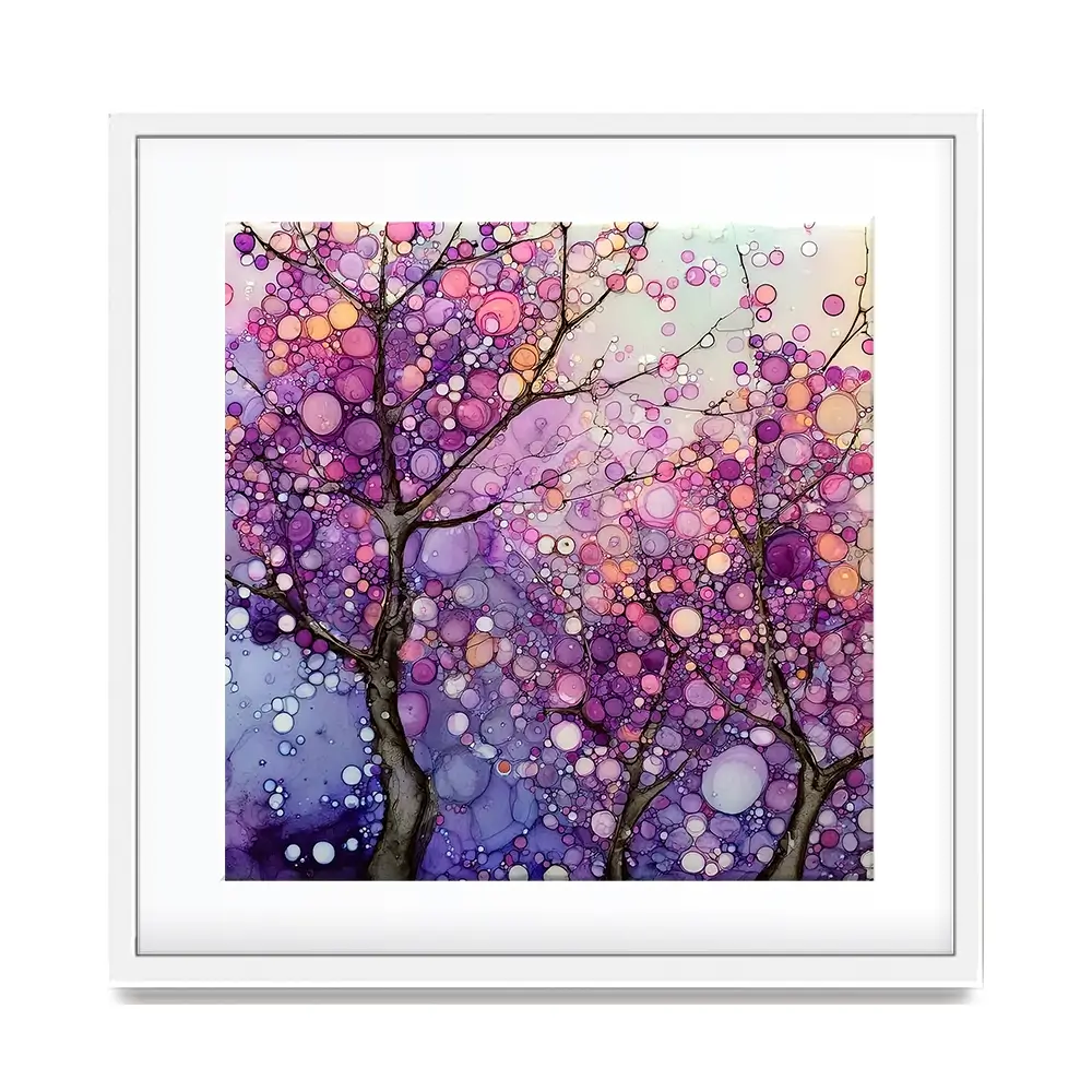 Fuchia Bloom Square Framed Art Print Fuchia Bloom Square Framed Art Print wall art product David Alexander Elder