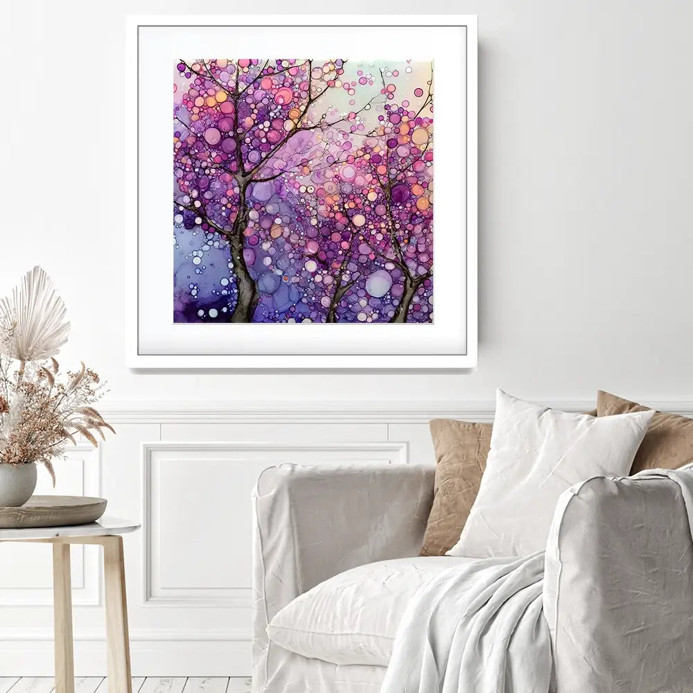 Fuchia Bloom Square Framed Art Print Fuchia Bloom Square Framed Art Print wall art product David Alexander Elder