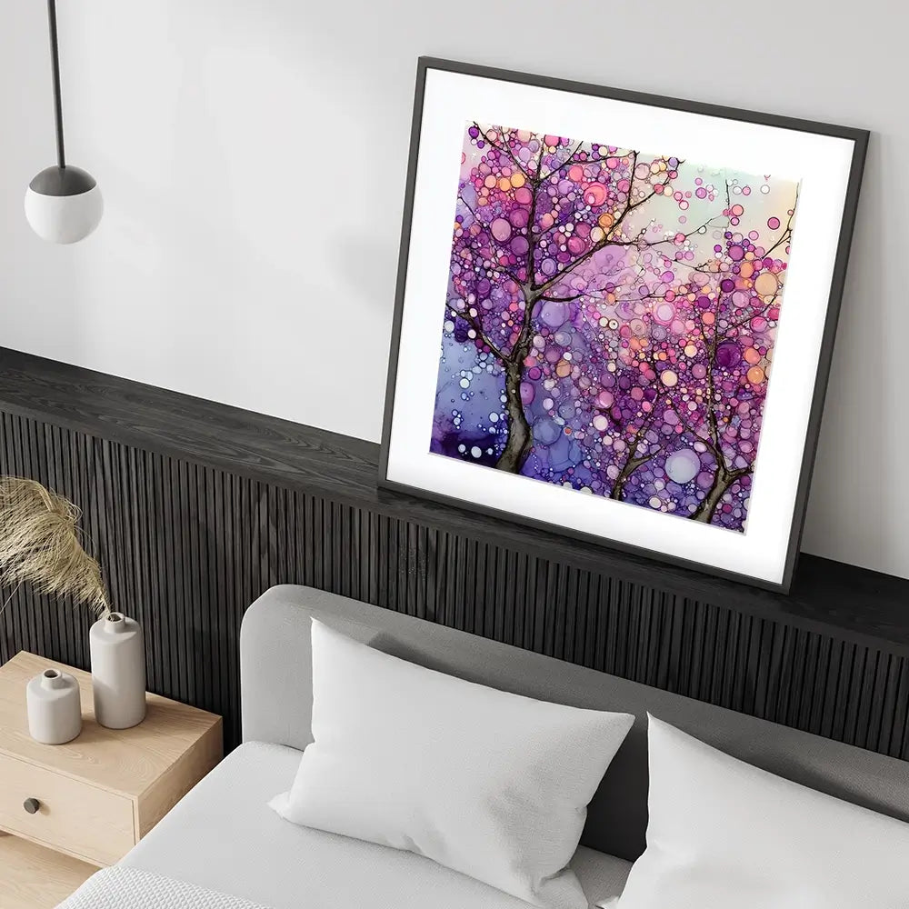 Fuchia Bloom Square Framed Art Print Fuchia Bloom Square Framed Art Print wall art product David Alexander Elder