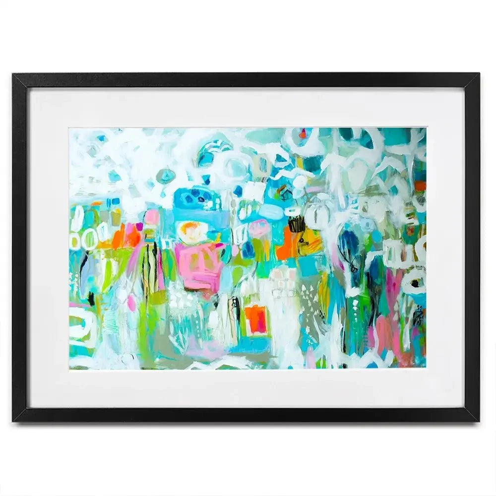 Fun Abstract Framed Art Print