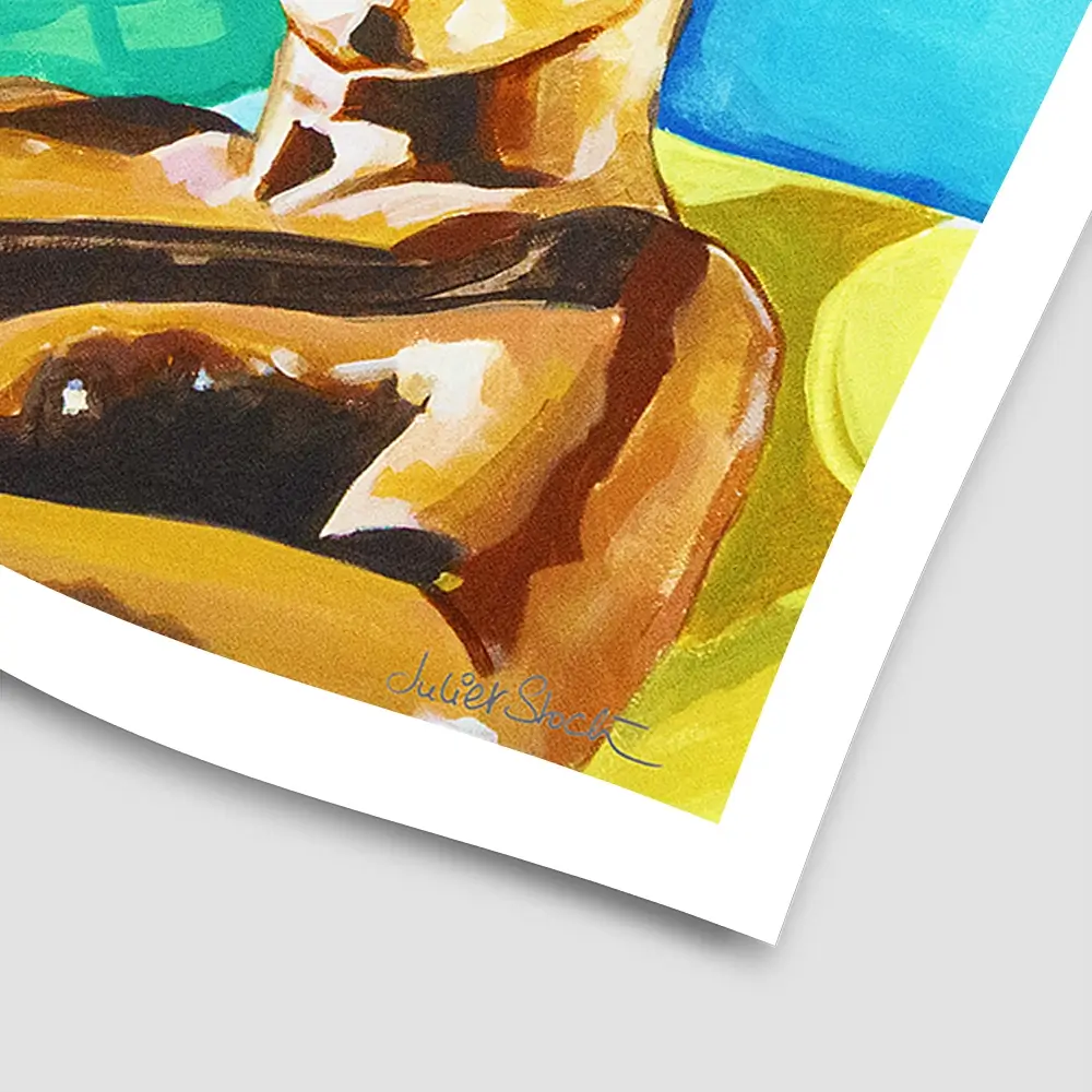 Fun And Sunshine Square Art Print Fun And Sunshine Square Art Print wall art product Juliet Stockton