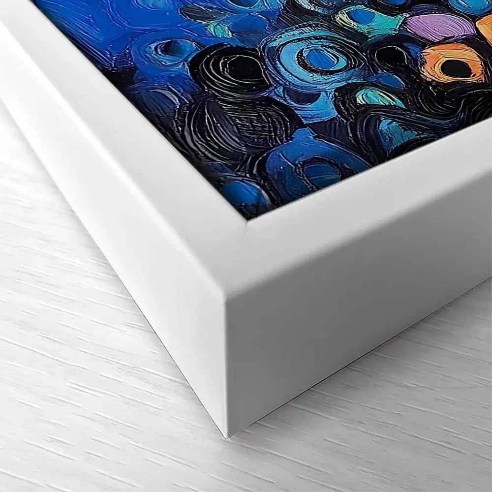 Fun Fish 2 Square Canvas Print Fun Fish 2 Square Canvas Print wall art product Violeta Allaberdieva