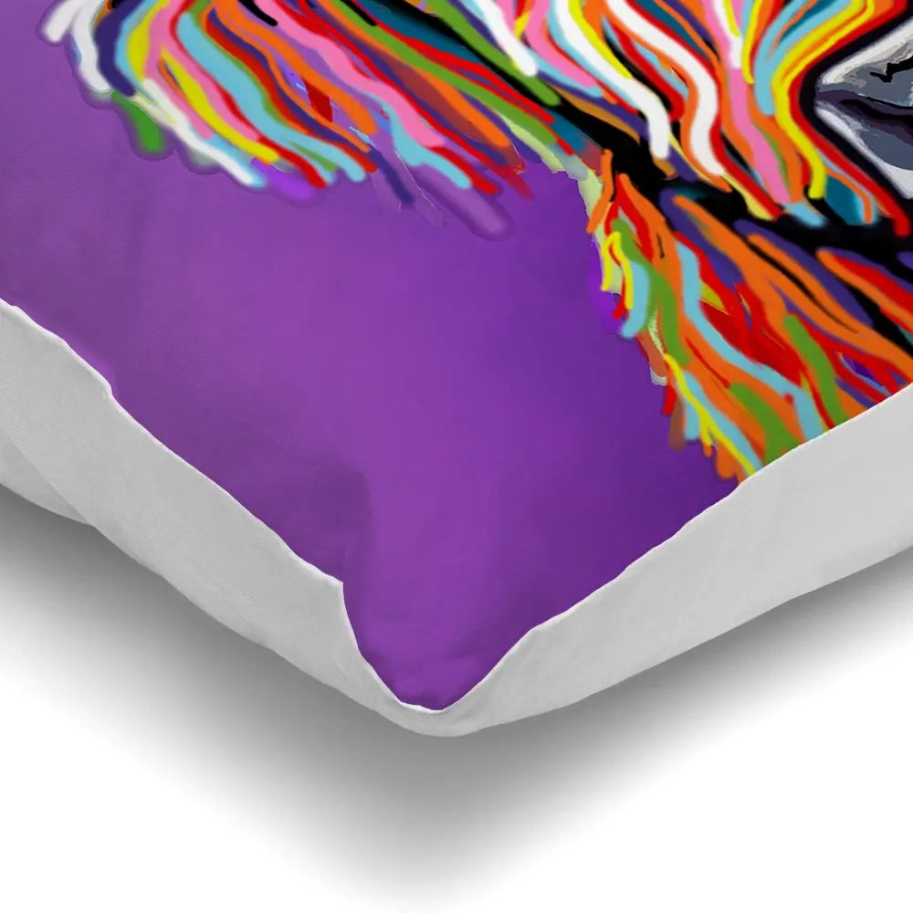 Funky Coloured Cow Cushion Funky Coloured Cow Cushion wall art product Independent