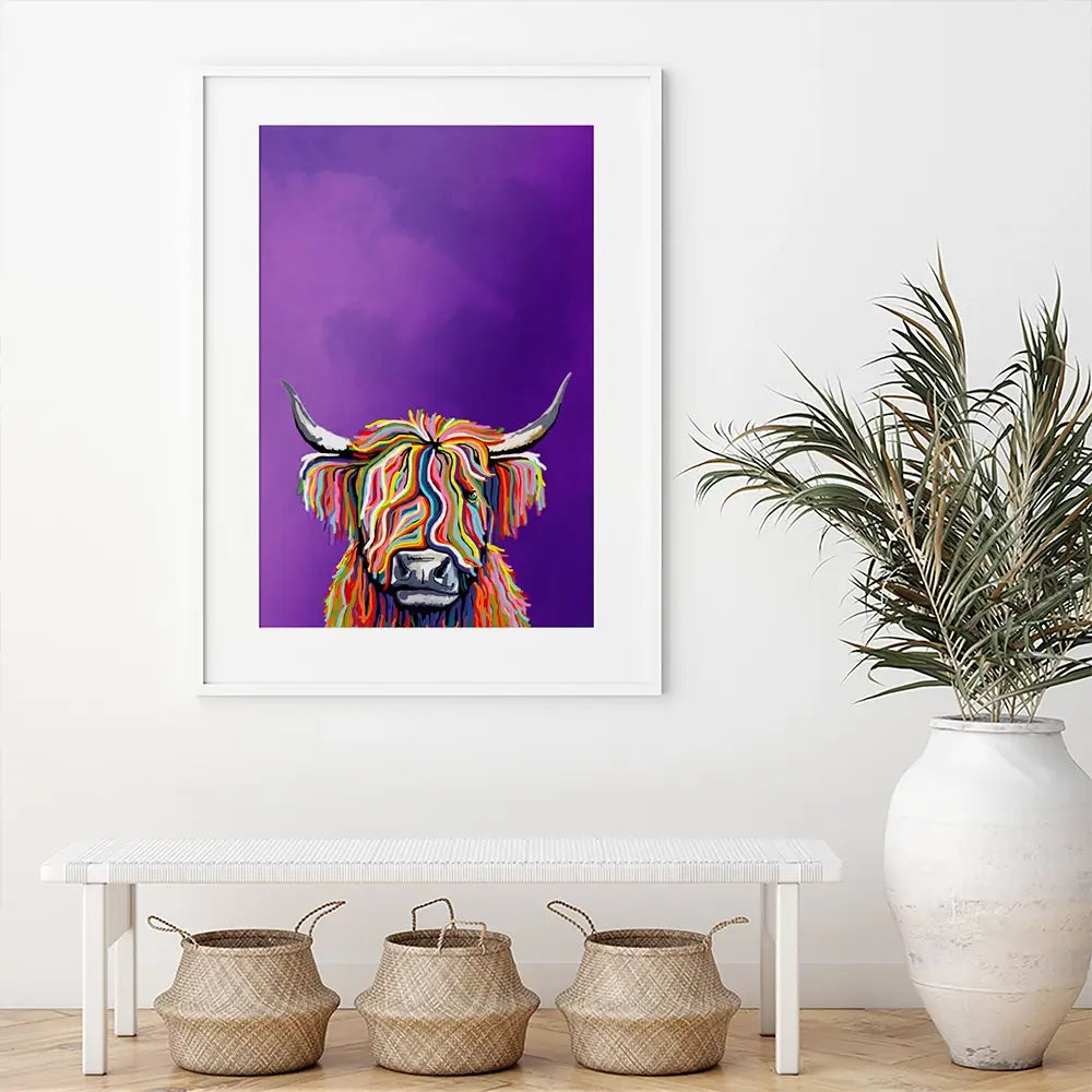 Funky Cow Framed Art Print Funky Cow Framed Art Print wall art product Independent