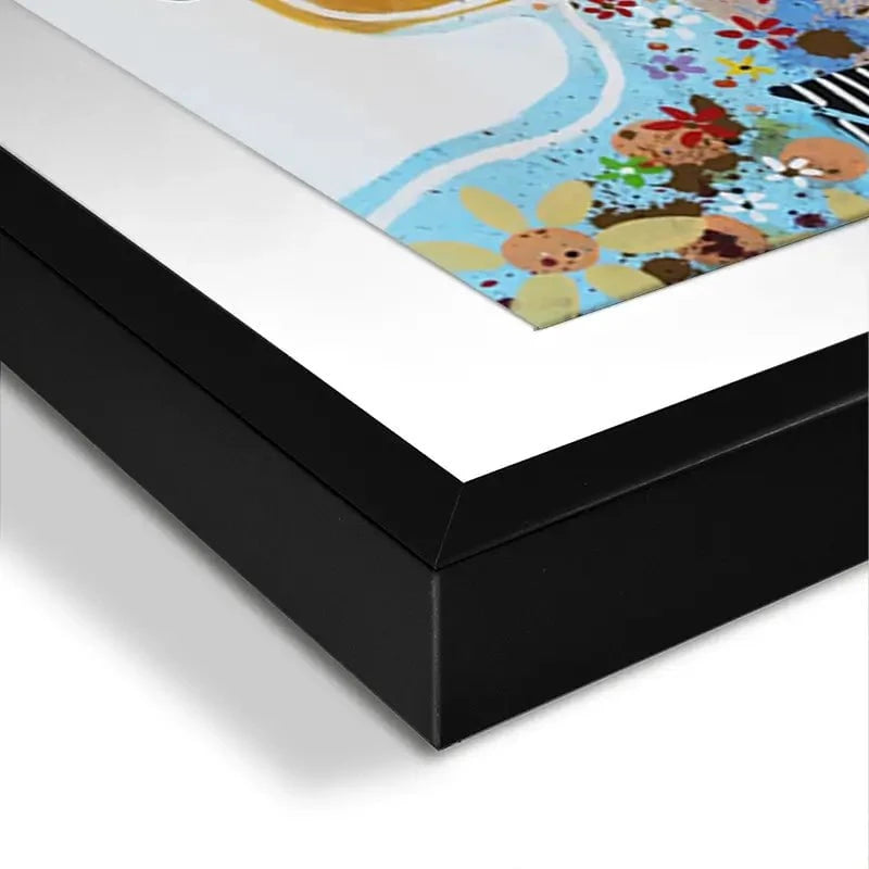 Funky Faces 1 Framed Art Print Funky Faces 1 Framed Art Print wall art product Maria Moretti