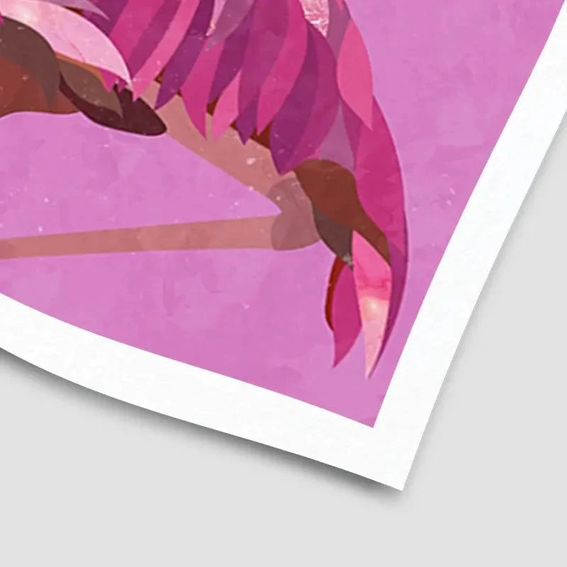 Funky Flamingo Art Print Funky Flamingo Art Print wall art product Sarah Manovski