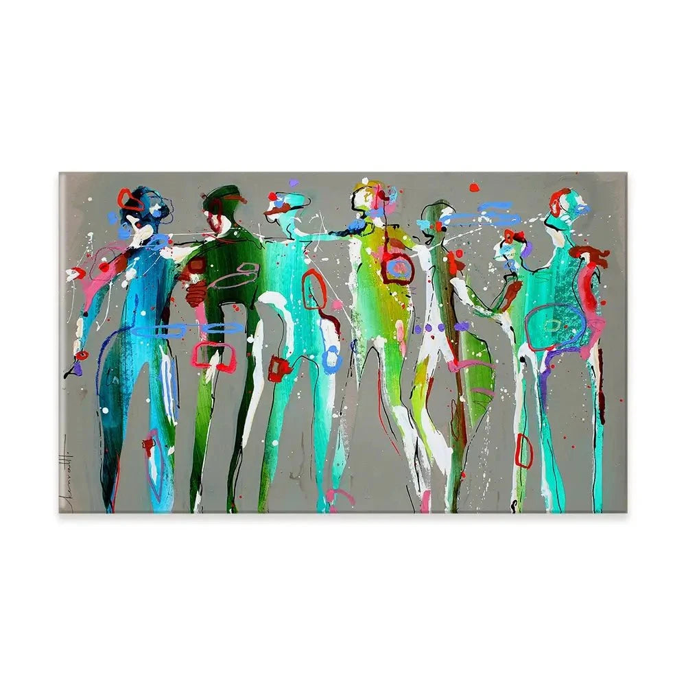 Funky People Canvas Print Funky People Canvas Print wall art product Studio Paint-Ing
