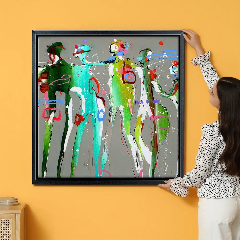 Funky People Oversized Canvas Print Funky People Oversized Canvas Print wall art product Art Print Shop