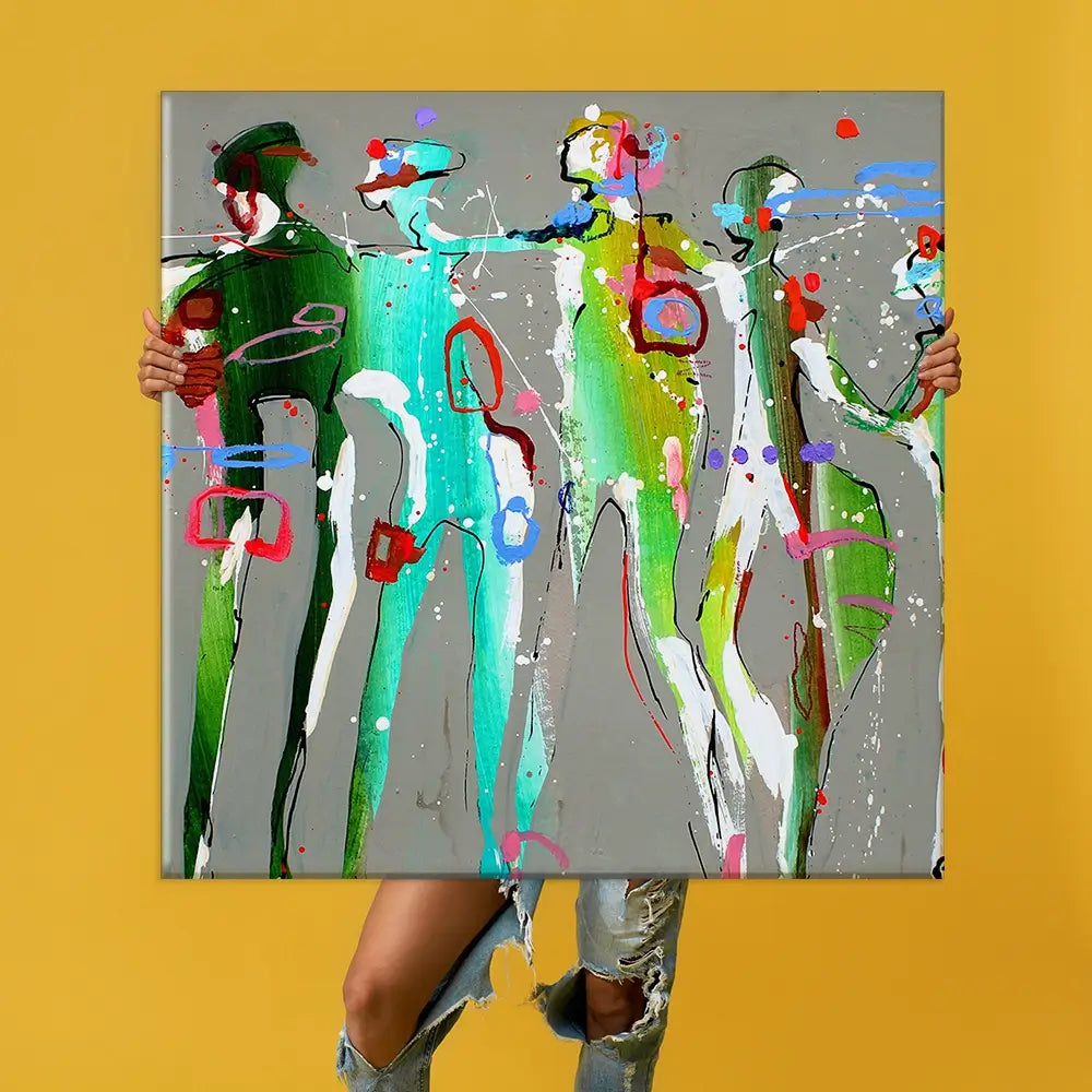 Funky People Oversized Canvas Print Funky People Oversized Canvas Print wall art product Art Print Shop