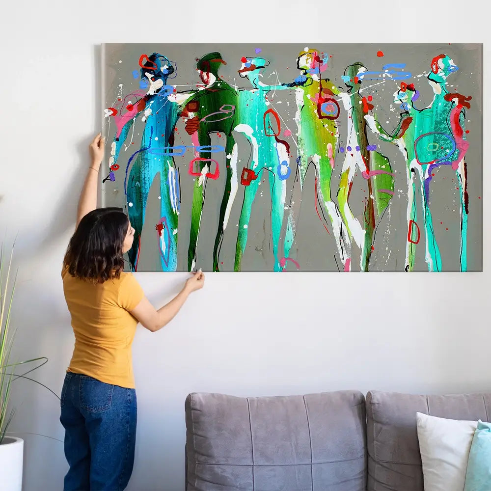 Funky People Oversized Canvas Print Funky People Oversized Canvas Print wall art product Art Print Shop