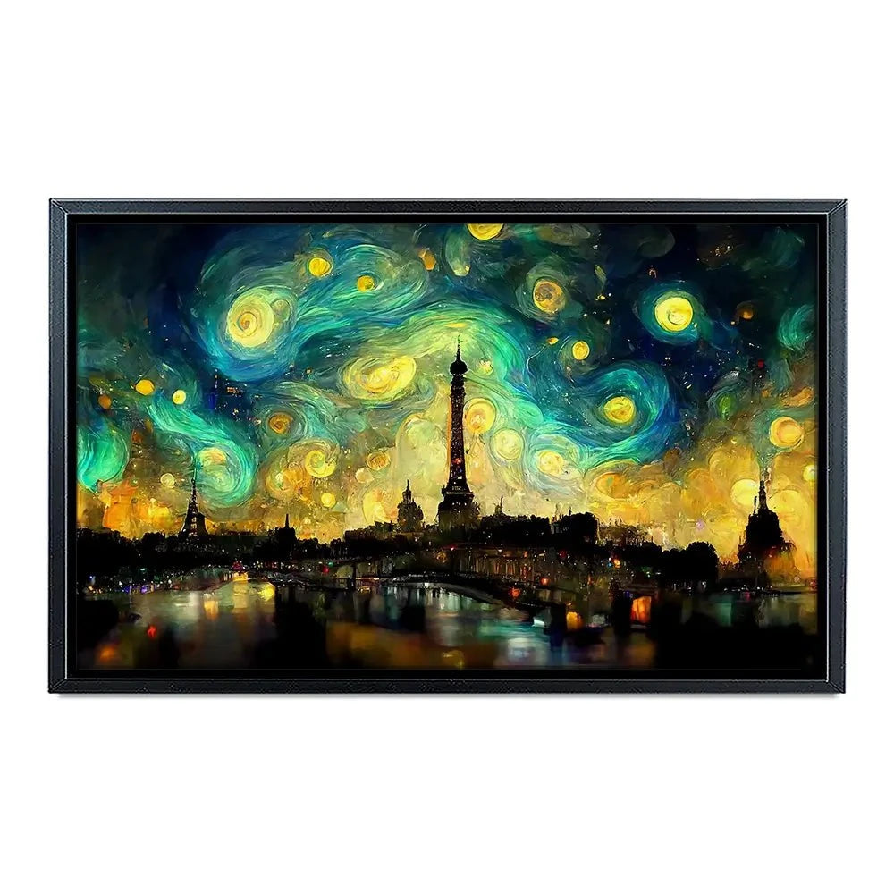 Galaxy Starry Night Canvas Print Galaxy Starry Night Canvas Print wall art product 3d artwork wallpaper / Shutterstock