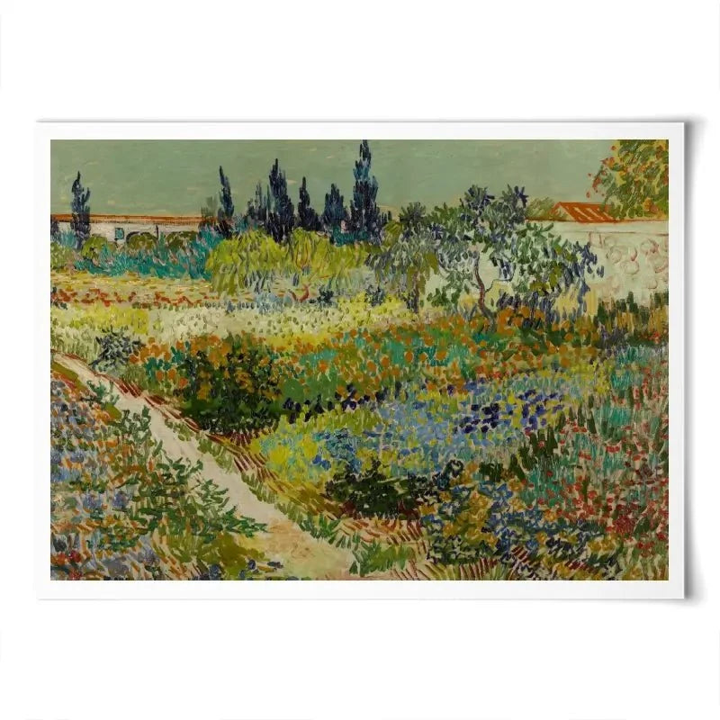 Garden At Arles Art Print Garden At Arles Art Print wall art product Vincent Van Gogh
