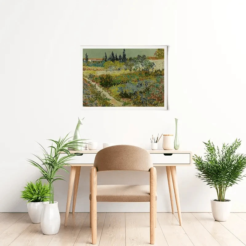 Garden At Arles Art Print Garden At Arles Art Print wall art product Vincent Van Gogh