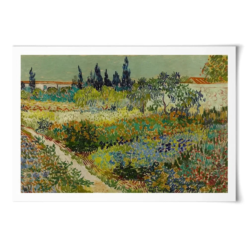 Garden At Arles Art Print Garden At Arles Art Print wall art product Vincent Van Gogh