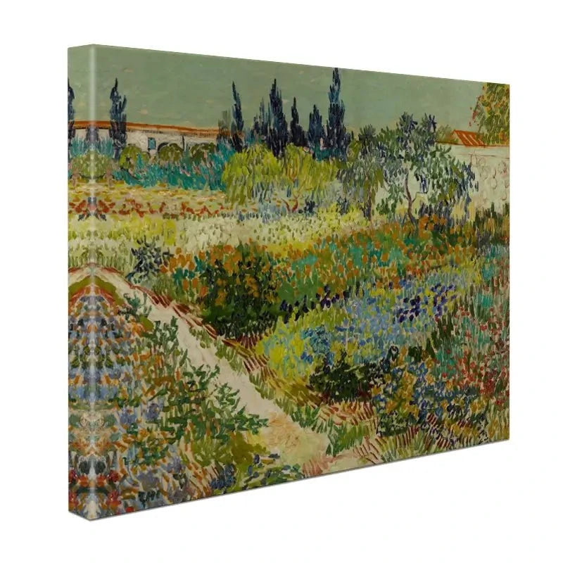 Garden At Arles Canvas Print Garden At Arles Canvas Print wall art product Vincent Van Gogh