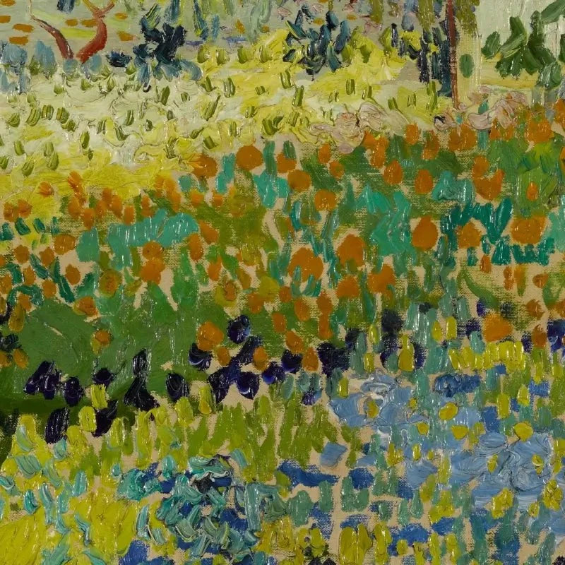 Garden At Arles Canvas Print Garden At Arles Canvas Print wall art product Vincent Van Gogh