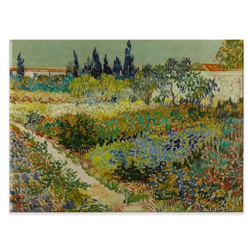 Garden At Arles Canvas Print Garden At Arles Canvas Print wall art product Vincent Van Gogh