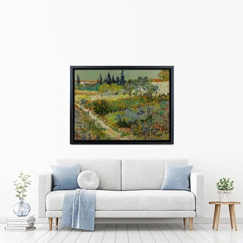 Garden At Arles Canvas Print Garden At Arles Canvas Print wall art product Vincent Van Gogh