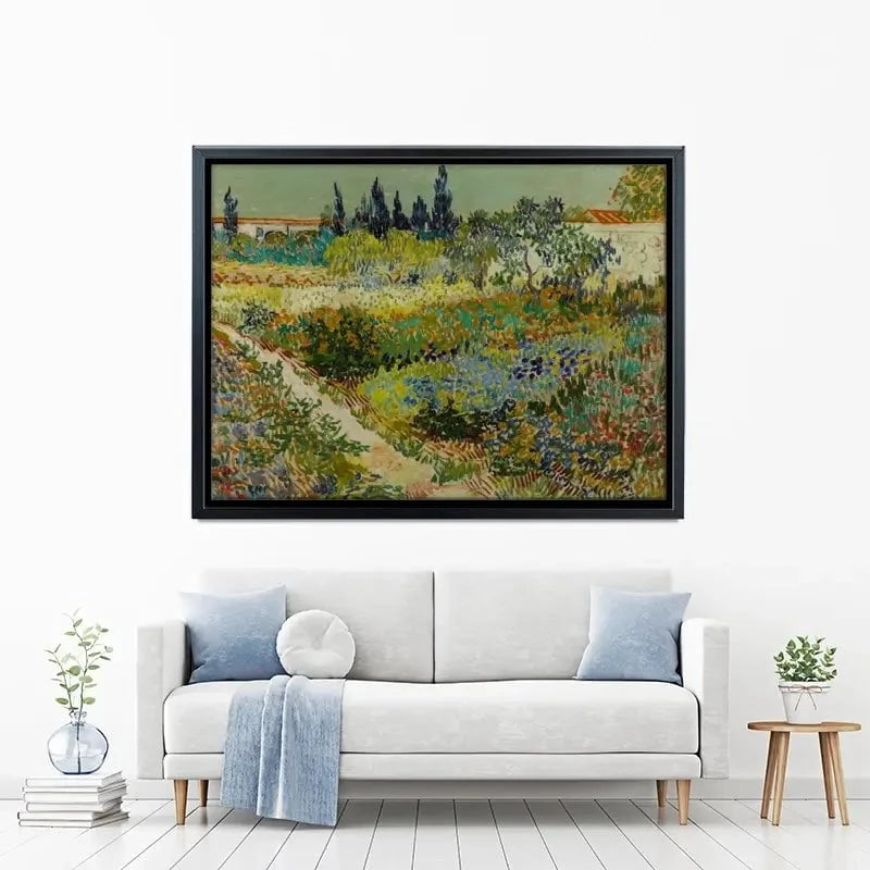 Garden At Arles Canvas Print Garden At Arles Canvas Print wall art product Vincent Van Gogh