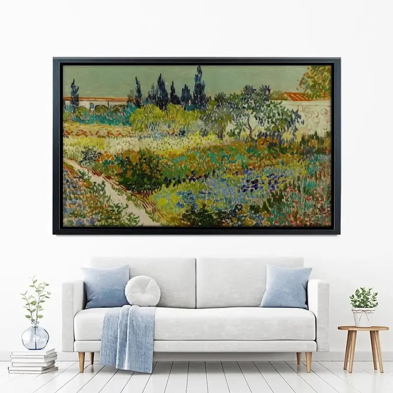 Garden At Arles Canvas Print Garden At Arles Canvas Print wall art product Vincent Van Gogh