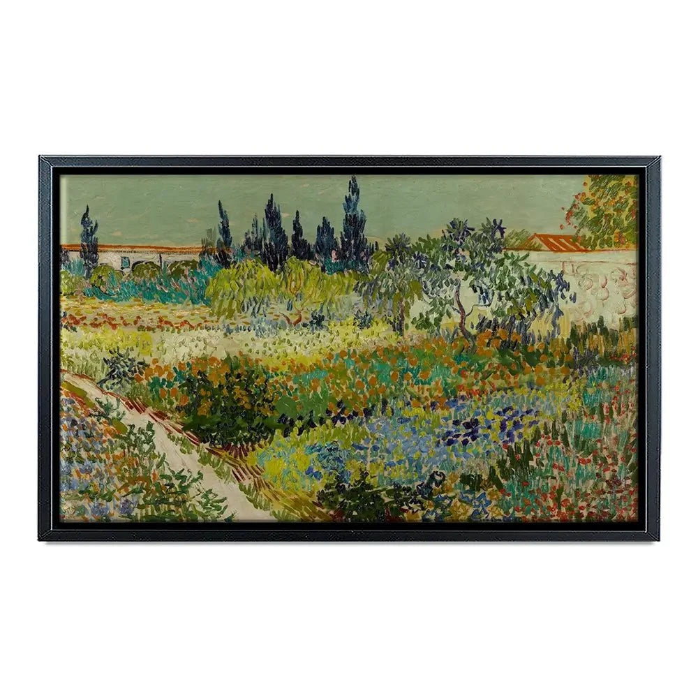Garden At Arles Canvas Print Garden At Arles Canvas Print wall art product Vincent Van Gogh