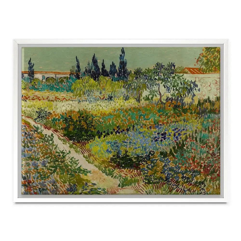 Garden At Arles Canvas Print Garden At Arles Canvas Print wall art product Vincent Van Gogh