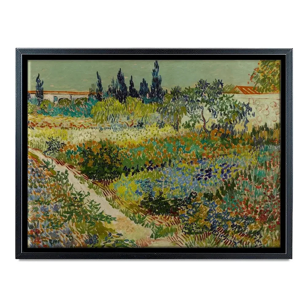 Garden At Arles Canvas Print Garden At Arles Canvas Print wall art product Vincent Van Gogh