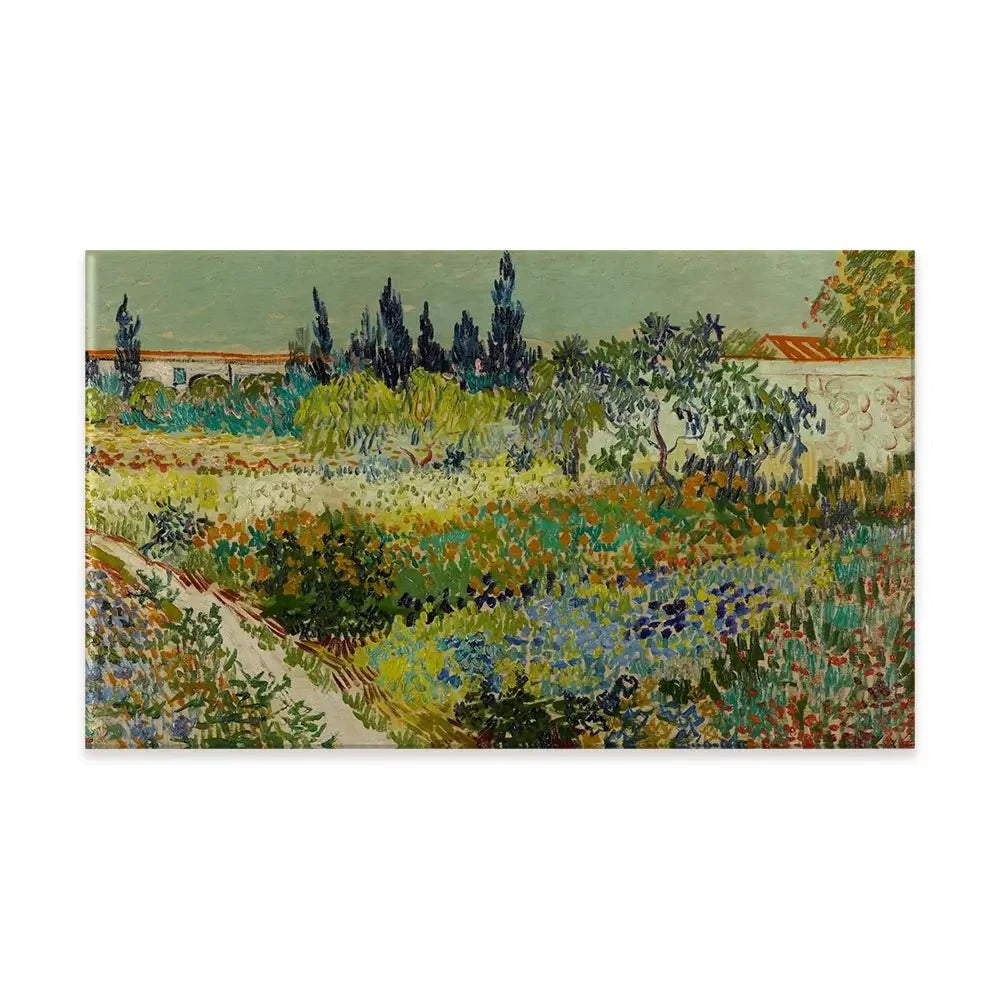 Garden At Arles Canvas Print Garden At Arles Canvas Print wall art product Vincent Van Gogh