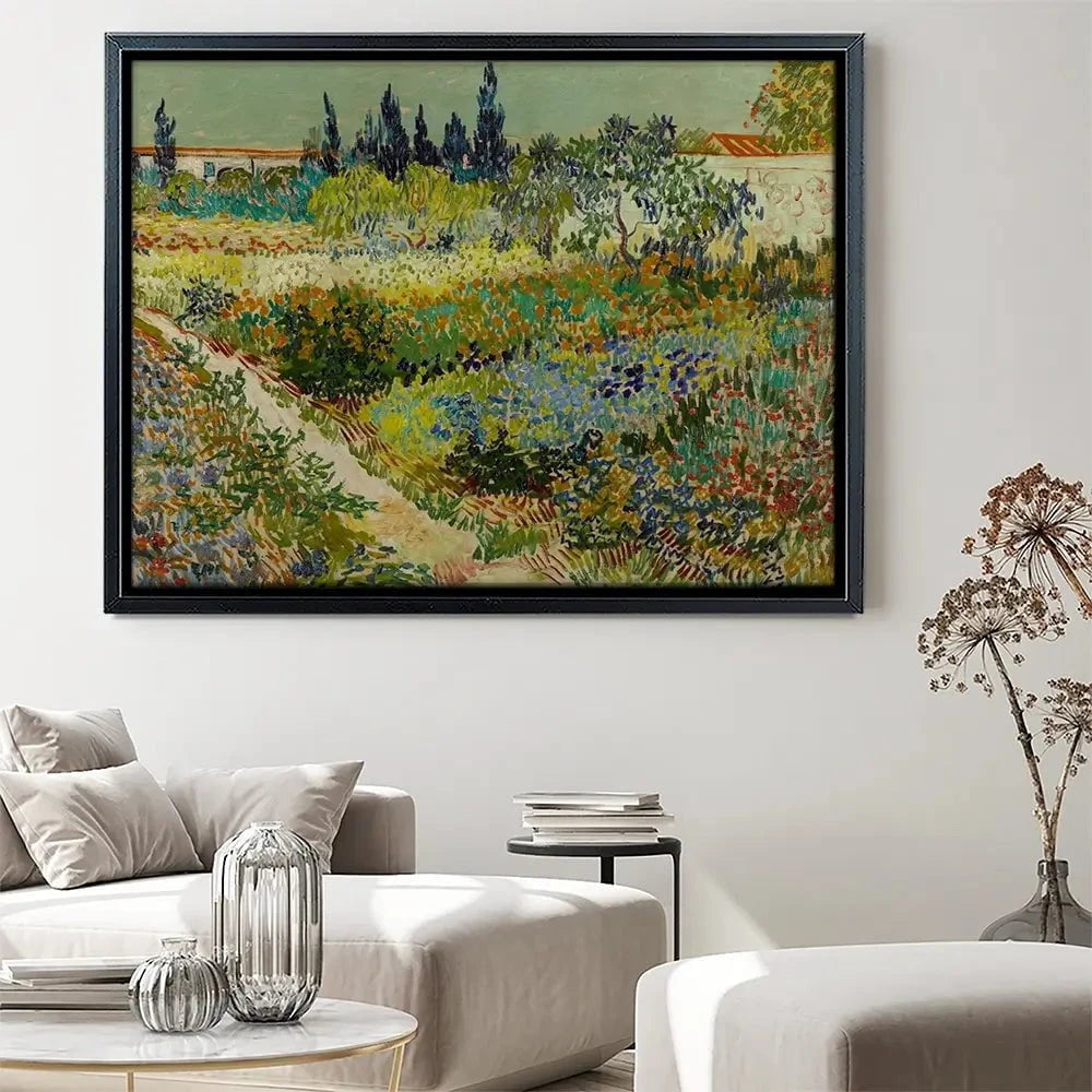 Garden At Arles Canvas Print Garden At Arles Canvas Print wall art product Vincent Van Gogh