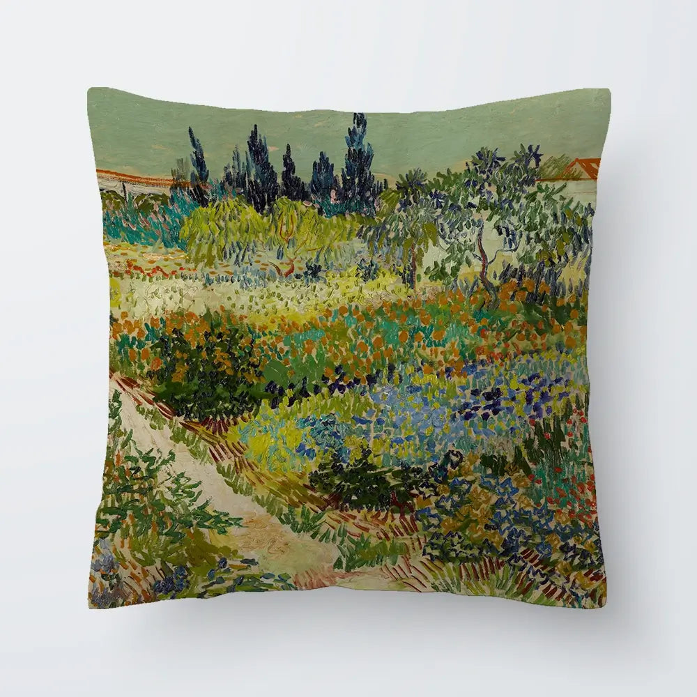 Garden At Arles Cushion Garden At Arles Cushion wall art product Art Print Shop