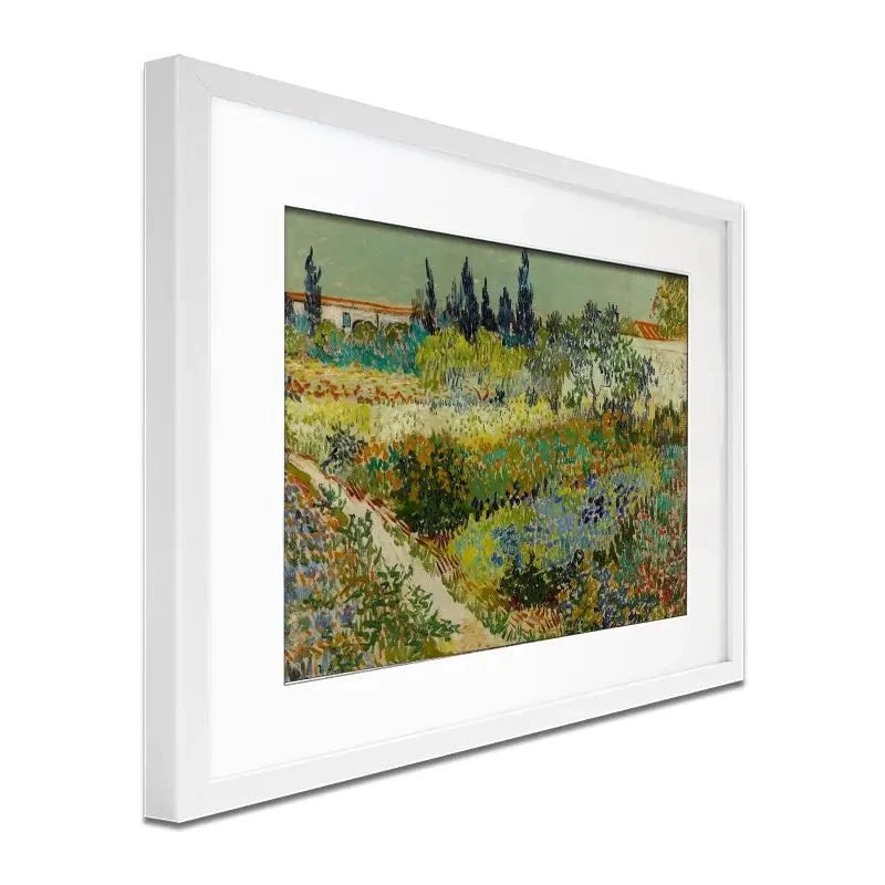 Garden At Arles Framed Art Print Garden At Arles Framed Art Print wall art product Vincent Van Gogh