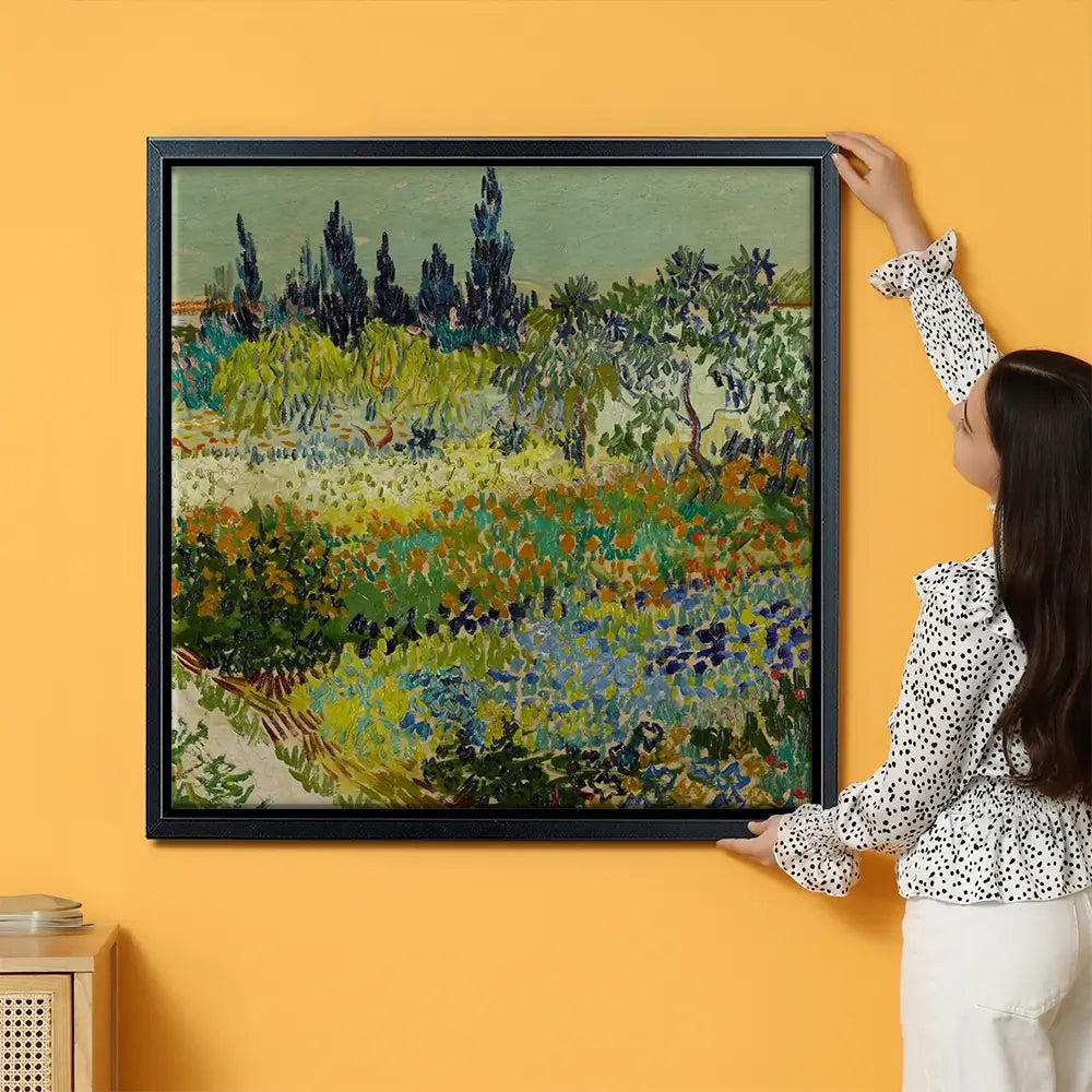 Garden At Arles Oversized Canvas Print Garden At Arles Oversized Canvas Print wall art product Art Print Shop