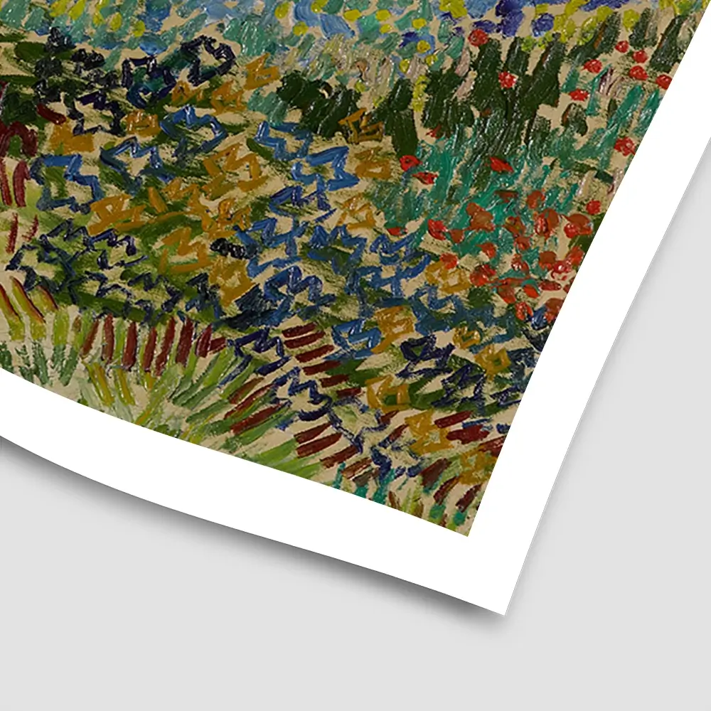 Garden At Arles Square Art Print Garden At Arles Square Art Print wall art product Art Print Shop
