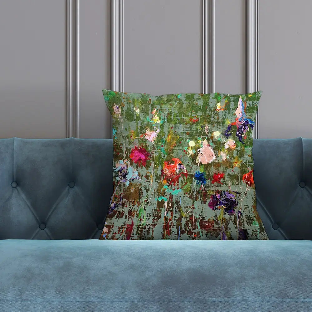 Garden Flowers Cushion Garden Flowers Cushion wall art product Studio Paint-Ing
