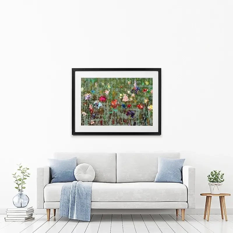Garden Flowers Framed Art Print Garden Flowers Framed Art Print wall art product Studio Paint-Ing