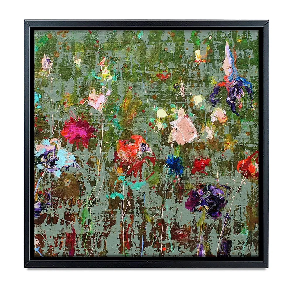 Garden Flowers Oversized Canvas Print Garden Flowers Oversized Canvas Print wall art product Art Print Shop
