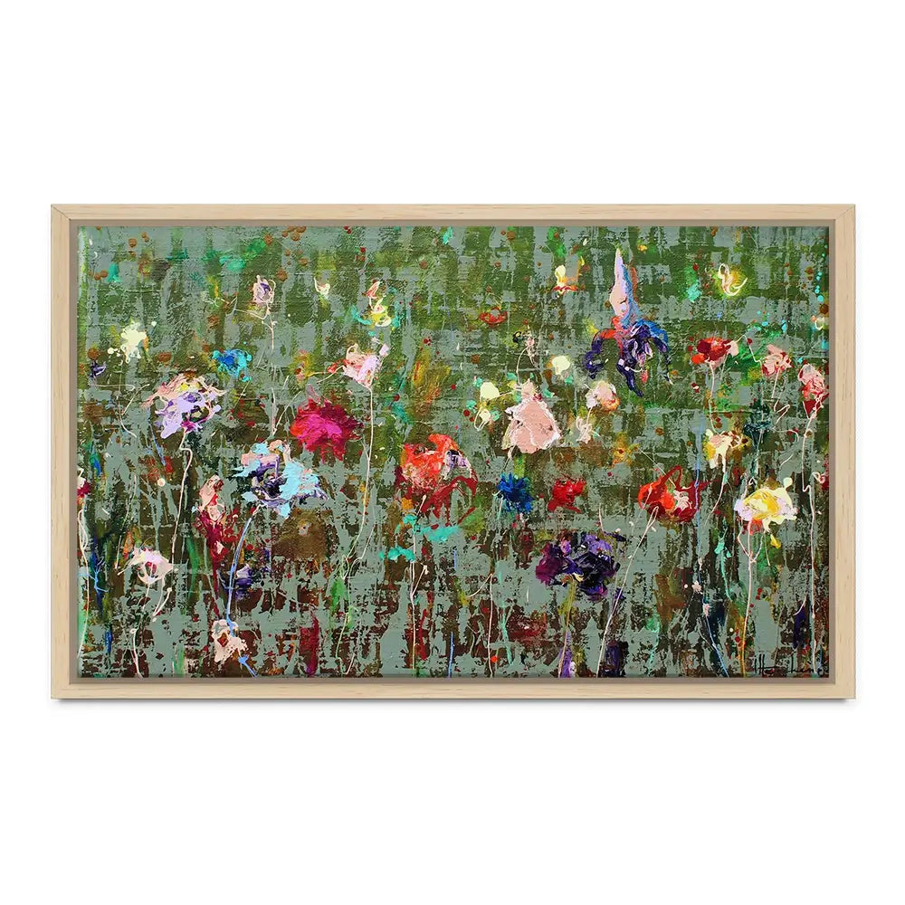 Garden Flowers Oversized Canvas Print Garden Flowers Oversized Canvas Print wall art product Art Print Shop