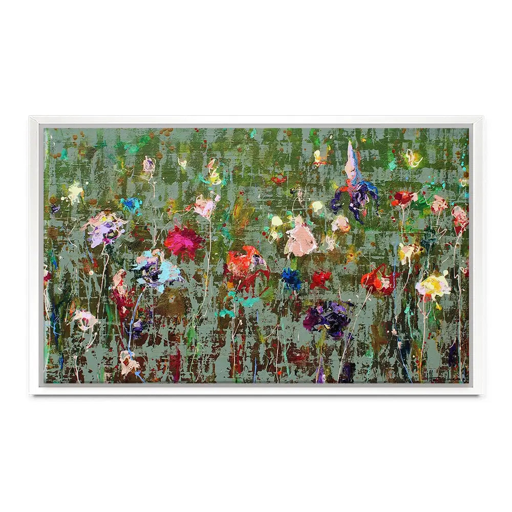 Garden Flowers Oversized Canvas Print Garden Flowers Oversized Canvas Print wall art product Art Print Shop