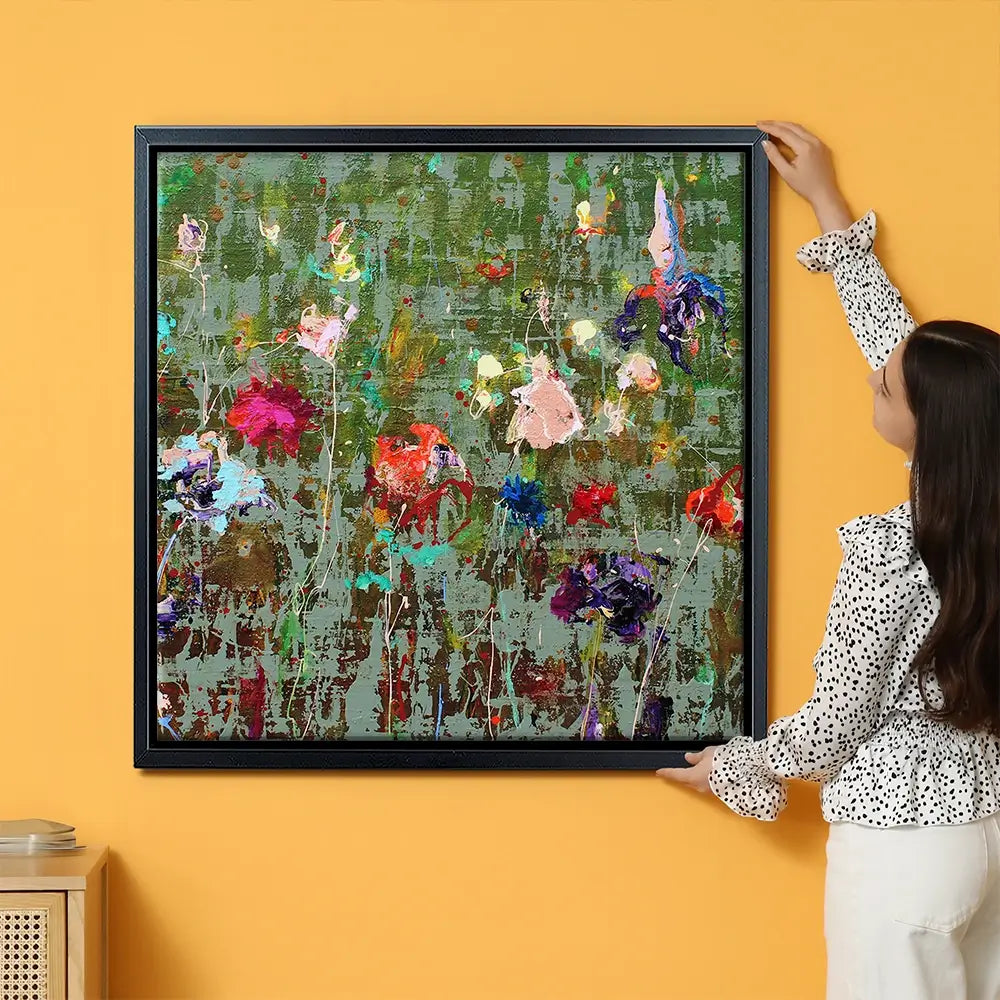 Garden Flowers Oversized Canvas Print Garden Flowers Oversized Canvas Print wall art product Art Print Shop