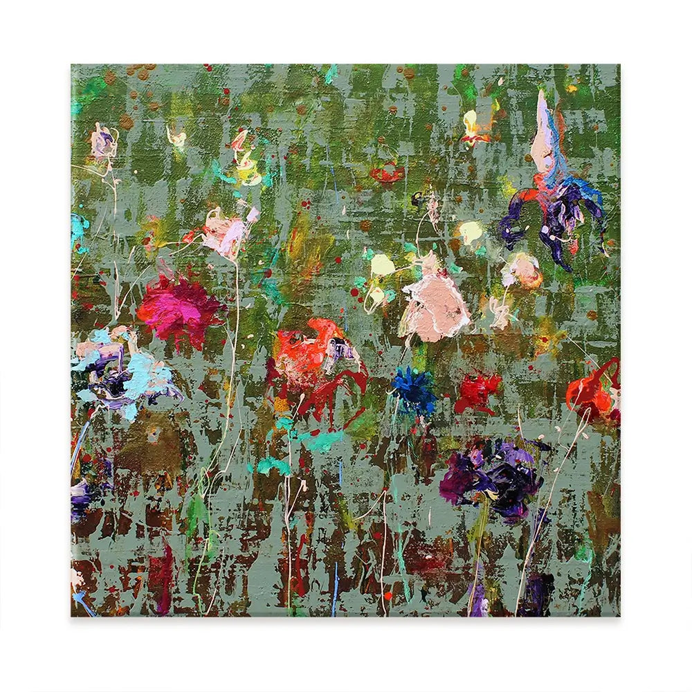 Garden Flowers Oversized Canvas Print Garden Flowers Oversized Canvas Print wall art product Art Print Shop
