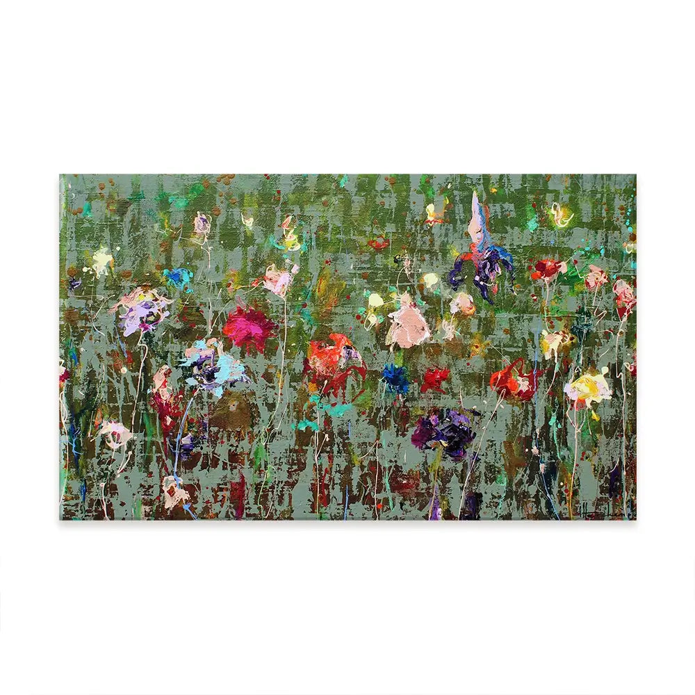 Garden Flowers Oversized Canvas Print Garden Flowers Oversized Canvas Print wall art product Art Print Shop