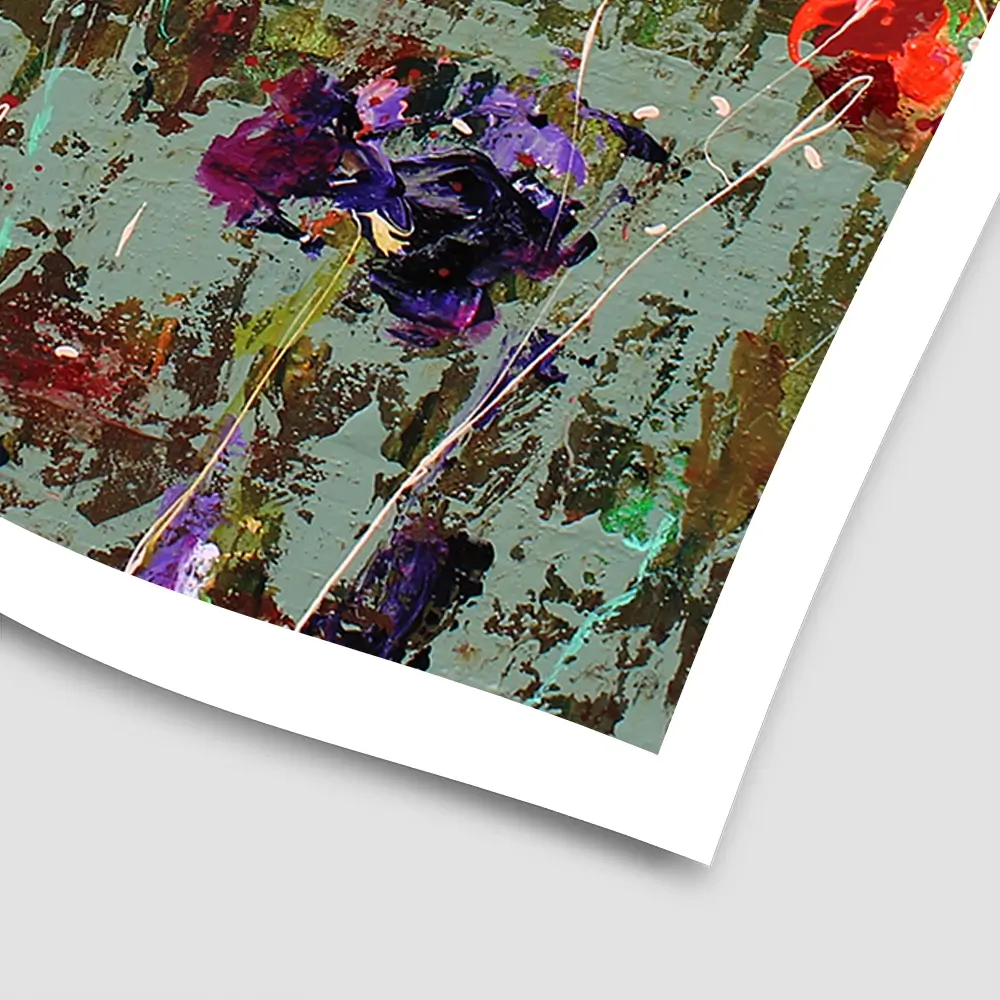 Garden Flowers Square Art Print Garden Flowers Square Art Print wall art product Studio Paint-Ing