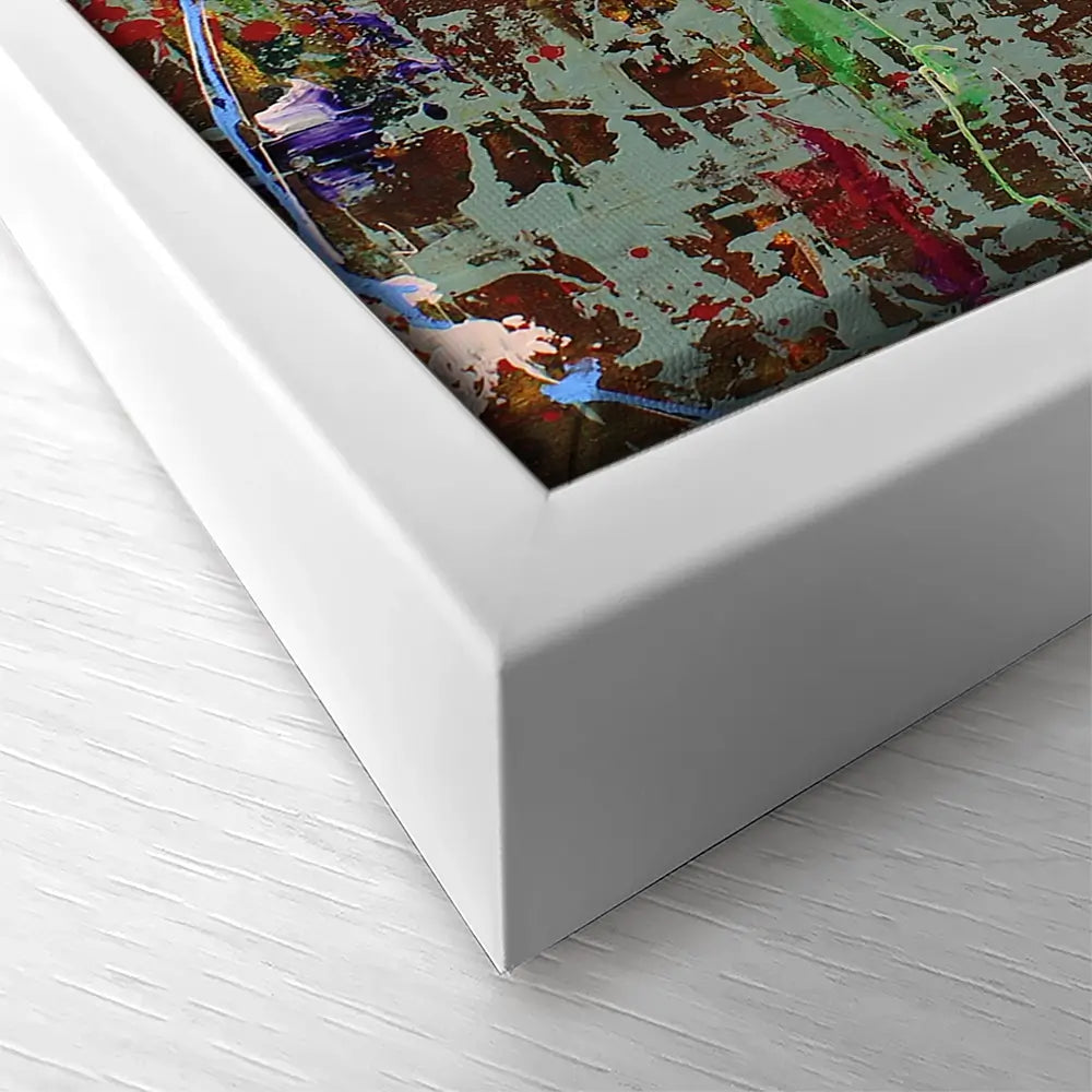 Garden Flowers Square Canvas Print Garden Flowers Square Canvas Print wall art product Studio Paint-Ing