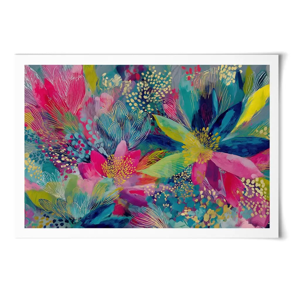 Garden In Colours Art Print Garden In Colours Art Print wall art product Chromatic Storm Studio